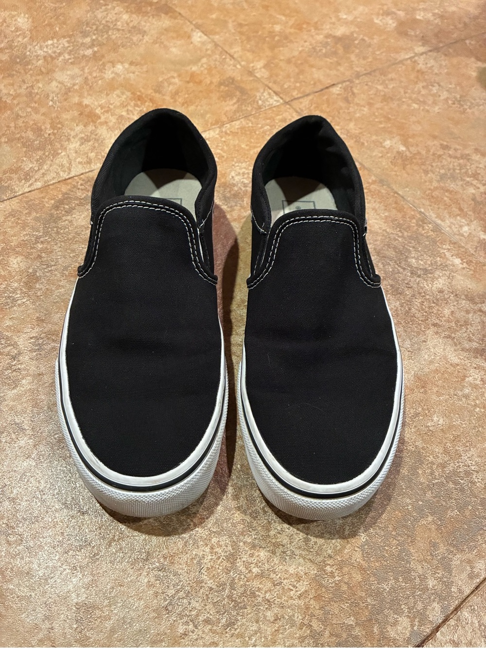 Vans Women’s Black Slip-On Canvas Shoes